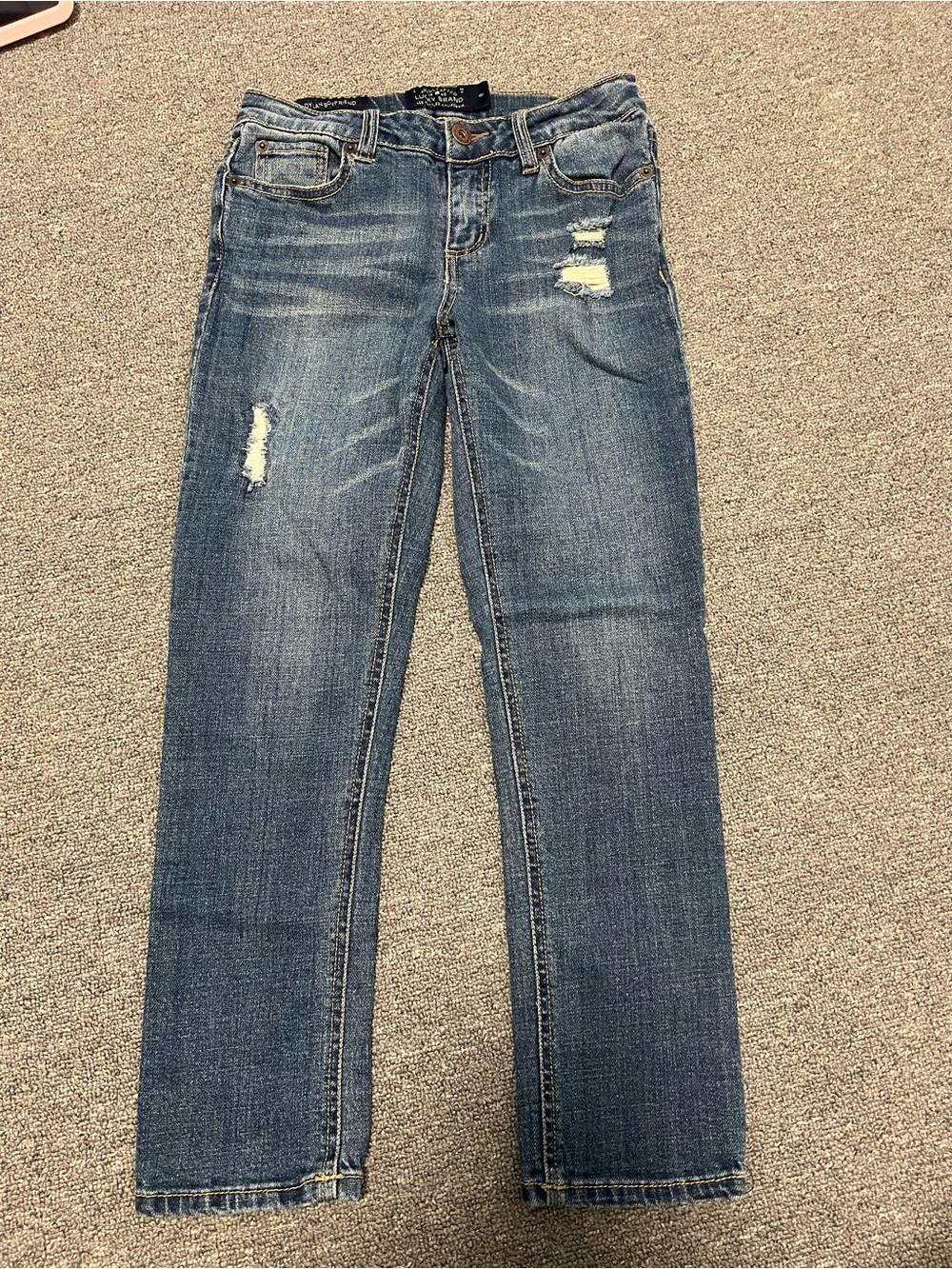 Lucky Brand Girl Blue Straight Jeans